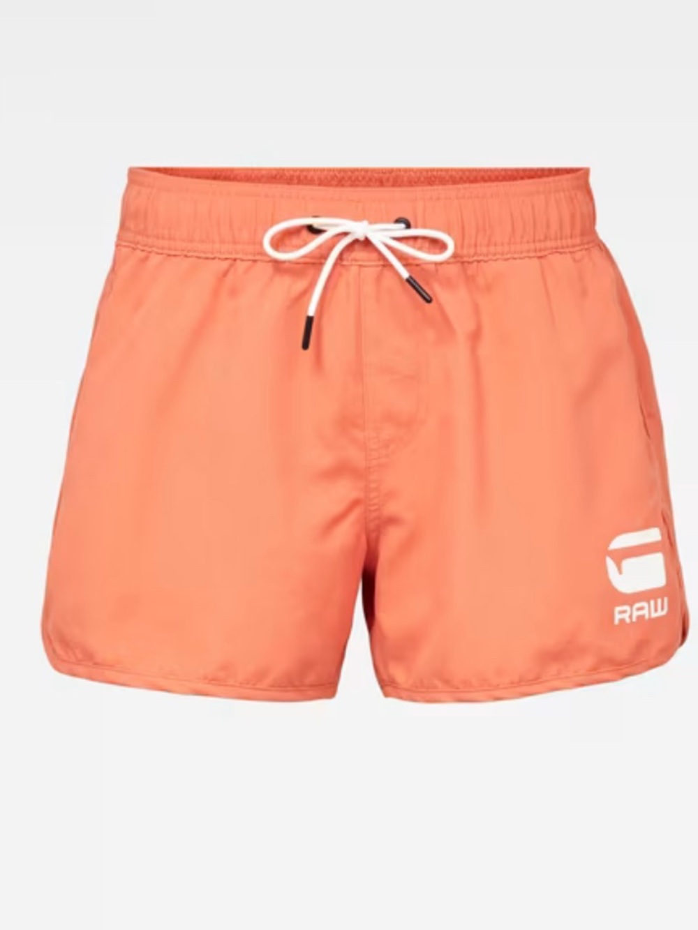 G-Star Raw Originals Coral Orange Carnic Swim Trunks with Logo Size Small